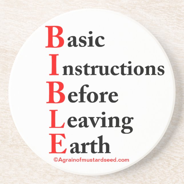 Christian Quotes Inspirational Coaster (Front)