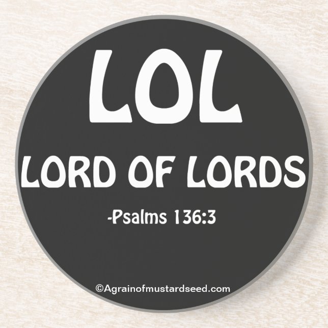 Christian Quotes Inspirational Coaster (Front)