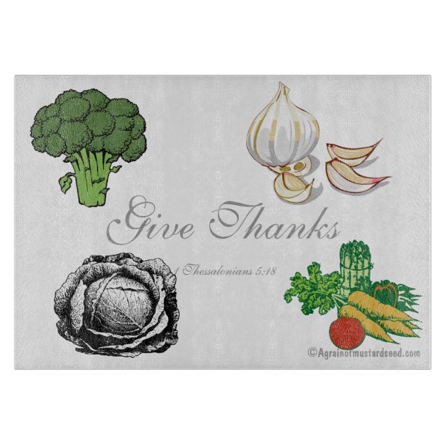 Christian Quotes Inspirational Cutting Board (Front)