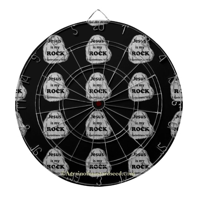Christian Quotes Inspirational Dart Board (Front)