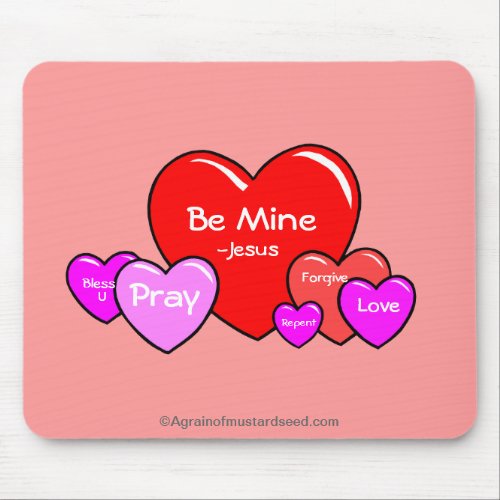 Christian Quotes Inspirational Mouse Pad