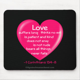 Christian Quotes Inspirational Mouse Pad