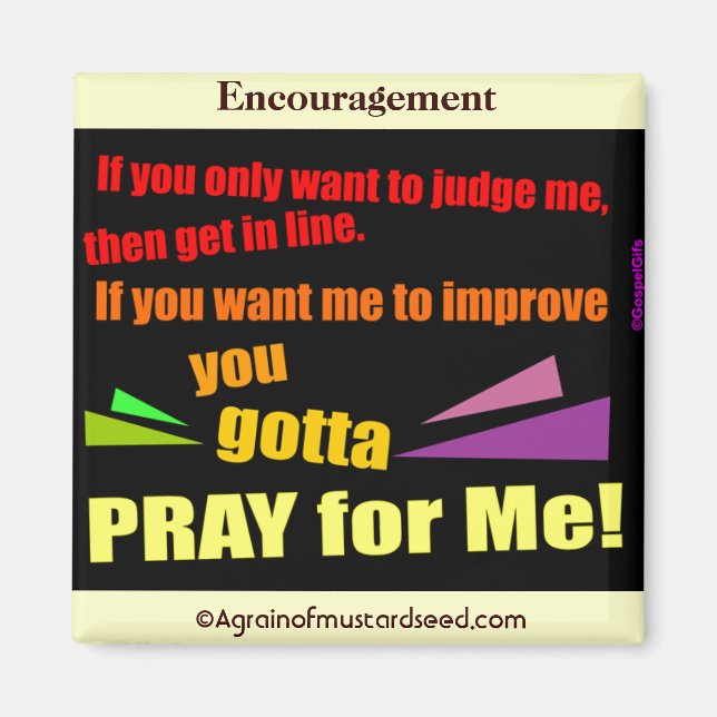 Christian Quotes Magnet (Front)