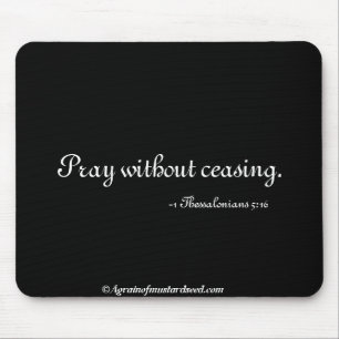 Christian Quotes Mouse Pad