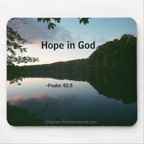 Christian Quotes Mouse Pad