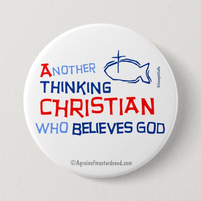 Christian Quotes Pinback Button (Front)