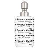Christian Quotes Soap Dispenser And Toothbrush Holder (Back)