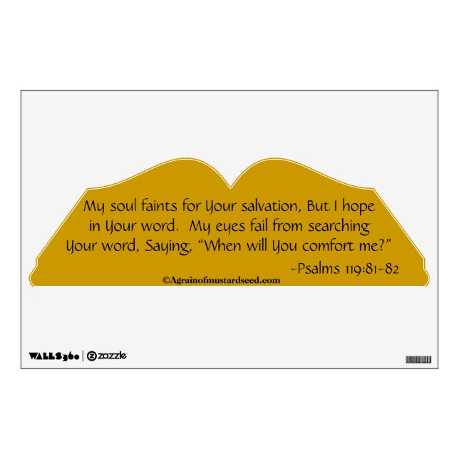 Christian Quotes Wall Sticker (Front)