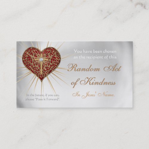 CHRISTIAN Random Acts of Kindness wallet cards Business Cards