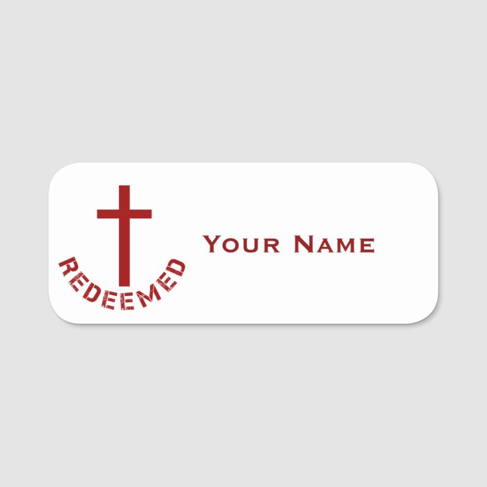 Christian Redeemed Red Cross Church Events Name Zazzle Com Christian Redeemed Red Cross Church Events Name Zazzle Com