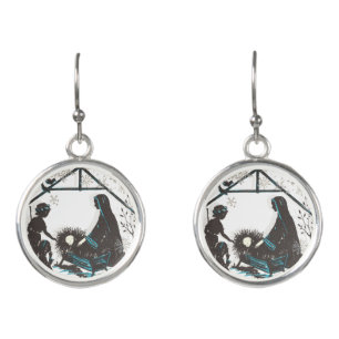 Christian Religious Baby Jesus Christmas Nativity Earrings