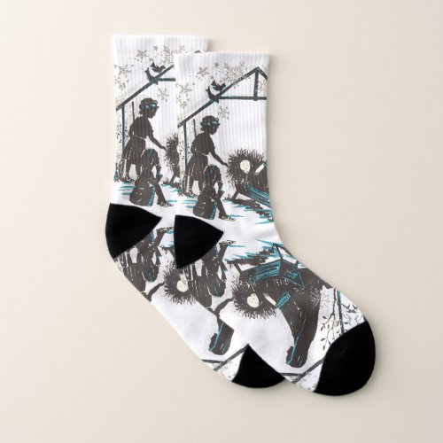 Christian Religious Baby Jesus Christmas Nativity Socks