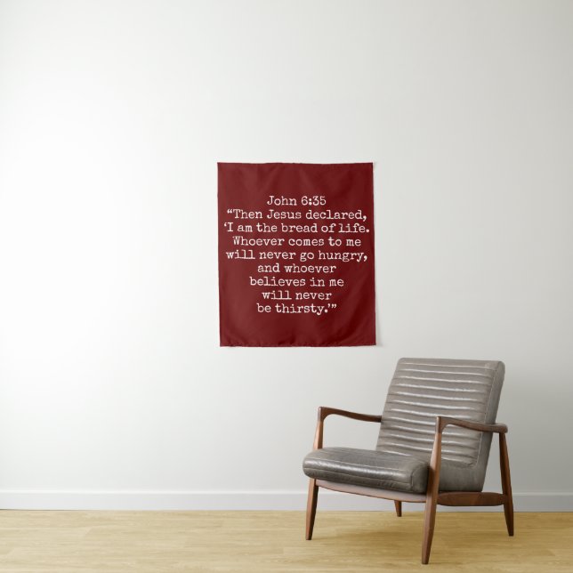 CHRISTIAN RELIGIOUS  BIBLE VERSE QUOTES  TAPESTRY (In Situ)