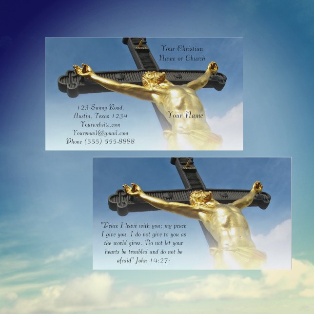 Christian Religious Church Inspirational God Business Card (Creator Uploaded)