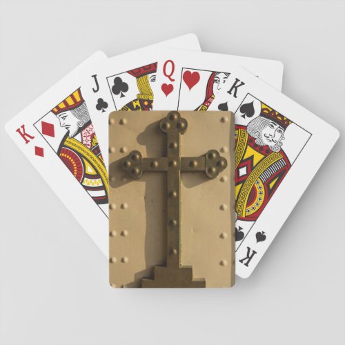 Christian religious cross Iraq Playing Cards