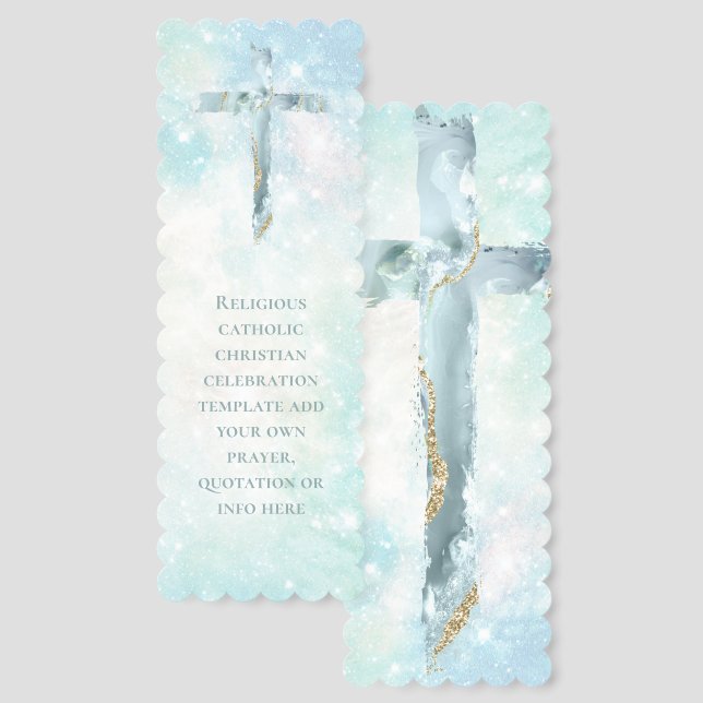 christian religious event Holy Cross Bookmarks (Front & Back)