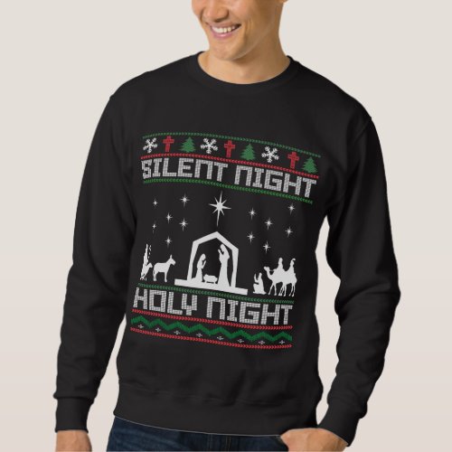 Christian Religious Ugly Christmas Sweater Top