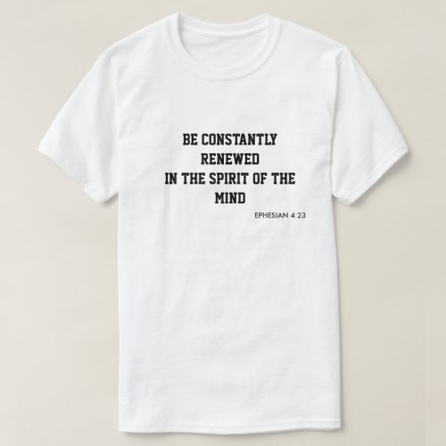 CHRISTIAN RENEW YOUR MIND tee
