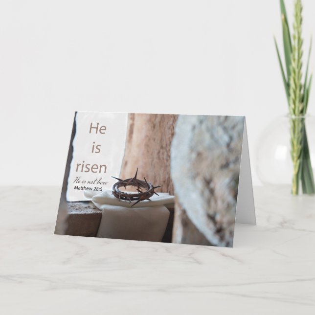 Christian Resurrection Card (Front)