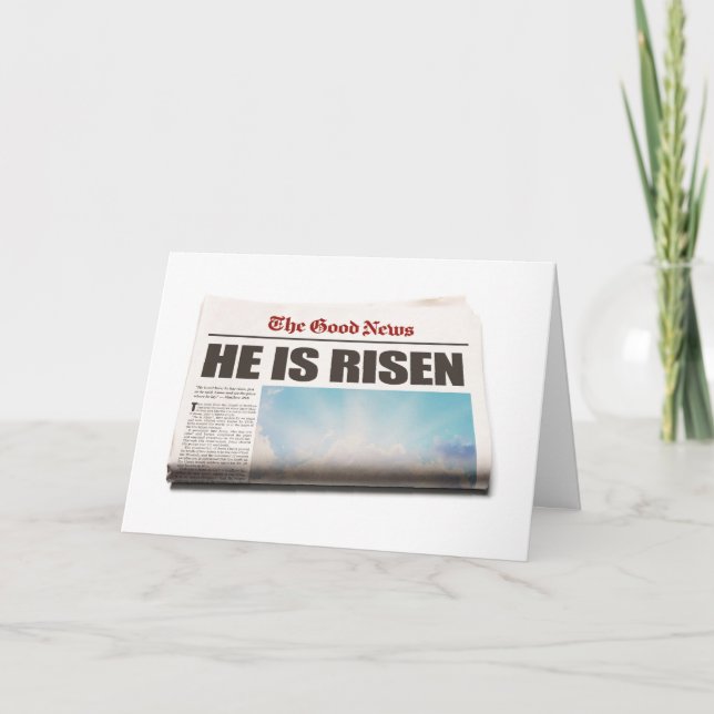 Christian Resurrection Card (Front)