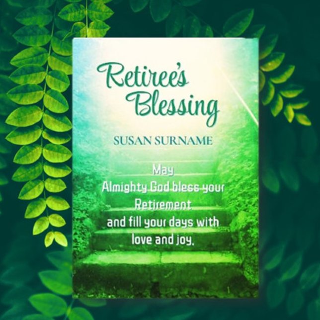  Christian Retirement blessings card (Creator Uploaded)