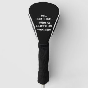 Christian Retirement Gift Psalm 139 Golf Head Cove Cover