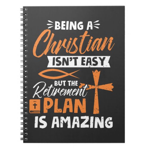 Christian Retirement Plan Amazing Bible Religion Notebook