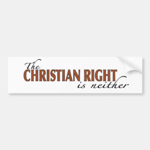 Christian Right Bumper Sticker