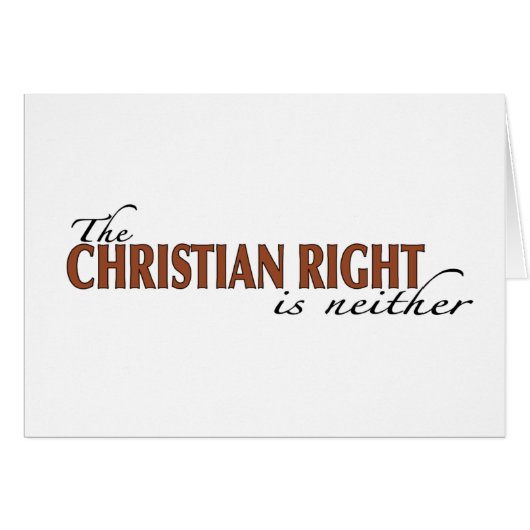 Christian Right Cards (Front Horizontal)
