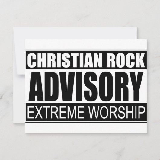 Christian Rock Advisory... (Front)
