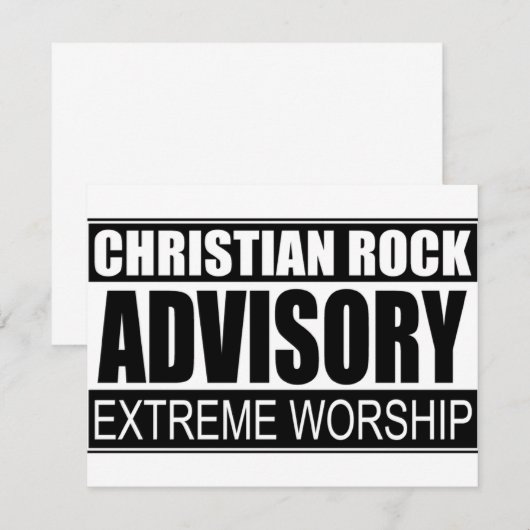 Christian Rock Advisory... (Front/Back)