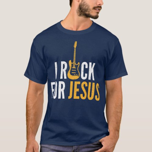 Christian Rock Guitarist Vintage Jesus Electric T_Shirt