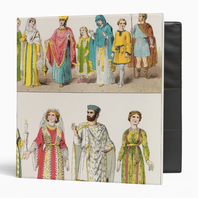 Christian Roman Dress 3 Ring Binder (Front/Inside)