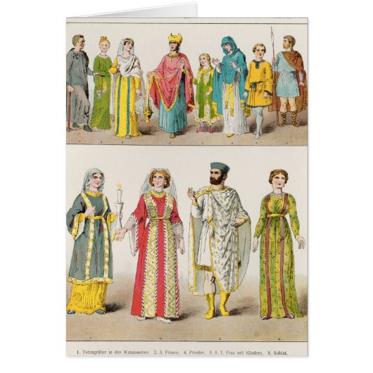 Christian Roman Dress Cards (Front)