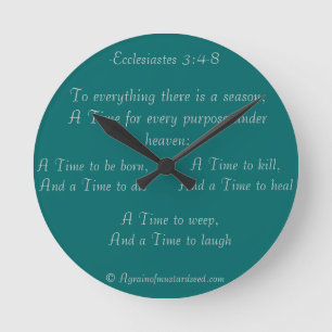 Christian Round Clock