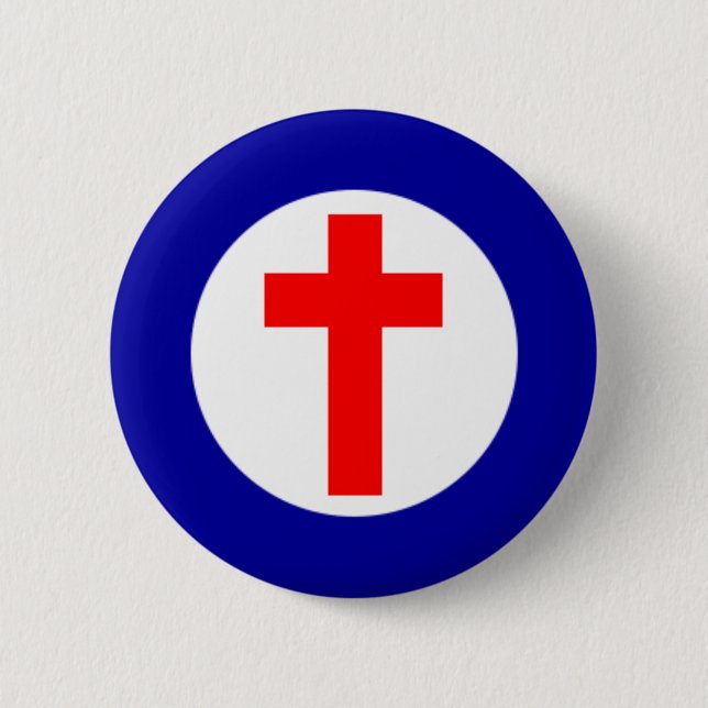 Christian Roundel Button (Front)