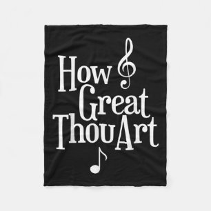 Christian S How Great Thou Art Fleece Blanket