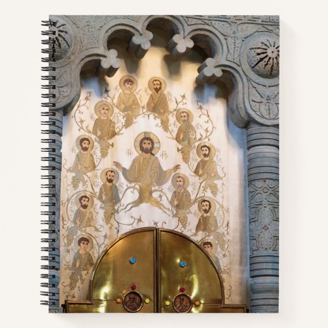 Christian Saint Artwork Notebook (Front)