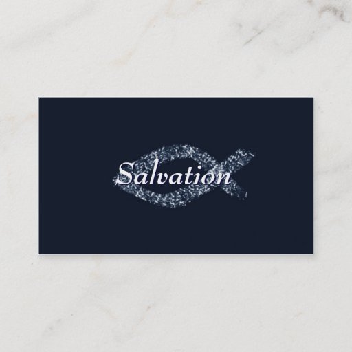 Customizable Christian Salvation Business Card