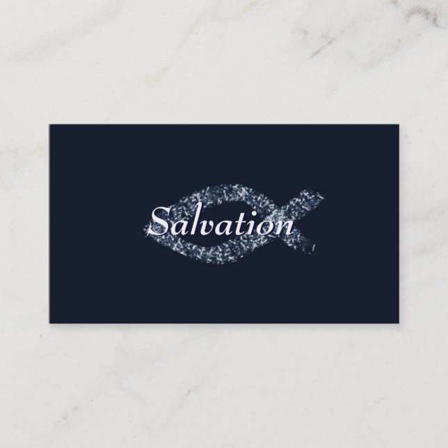 Christian Salvation Business Card (Front)
