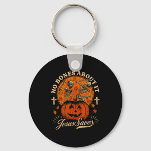 Christian Saves Funny Pumpkin Skeleton Costume For Keychain