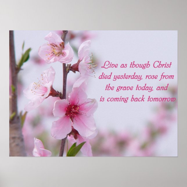 Christian Saying Poster (Front)