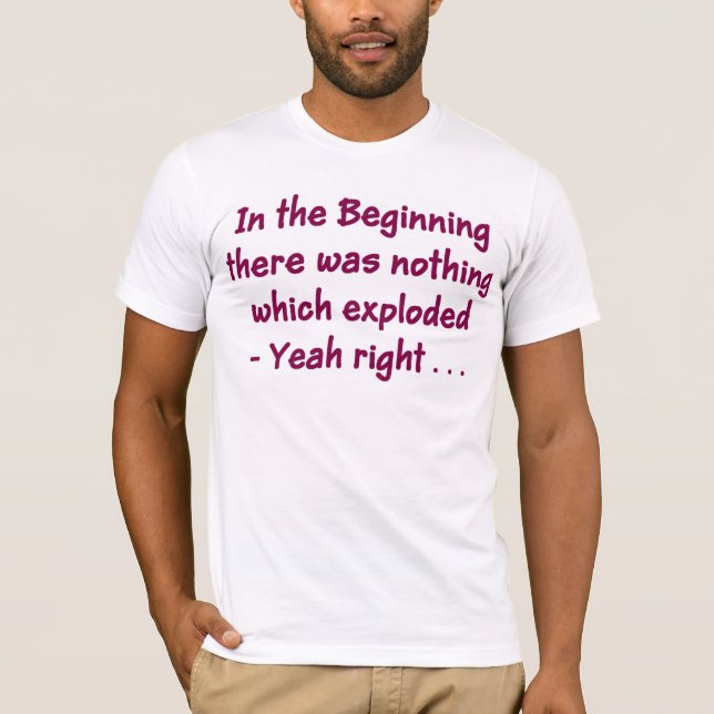 Christian Saying T-shirt (Front)