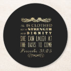 Christian Scriptural Bible Verse - Proverbs 31:25