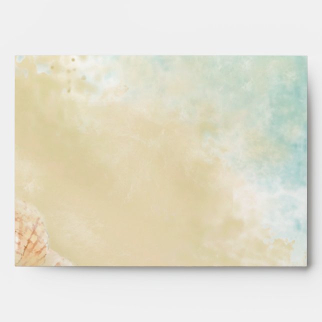 Christian Scripture Beach Seashell Destination Envelope (Front)
