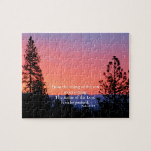 Christian Scripture Bible Verse Creationarts Jigsaw Puzzle