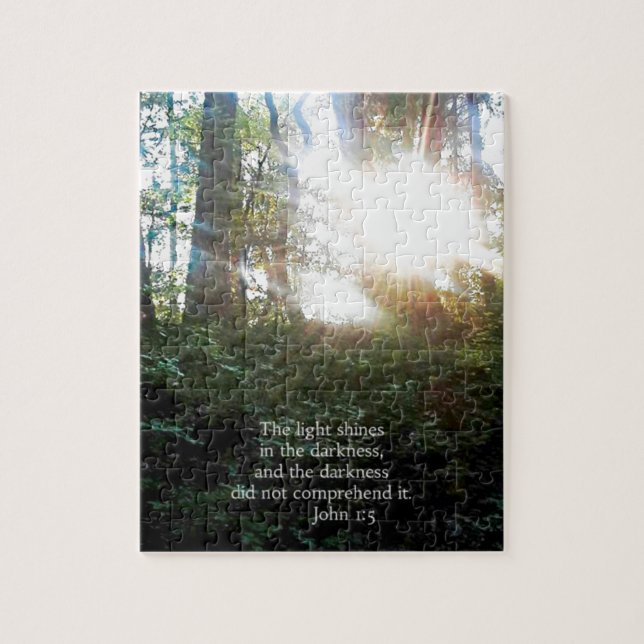 Christian Scripture Bible Verse Sun Creationarts Jigsaw Puzzle (Vertical)