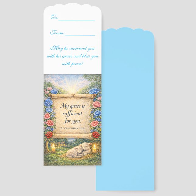 Christian Scripture Bookmark (Front & Back)