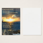 Christian scripture buisness card (Front & Back)