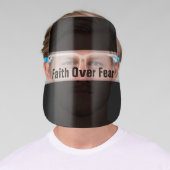 christian scripture faith over fear face shield (Insitu)